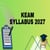 KEAM Syllabus 2026 - Important Topics of Physics, Chemistry, Mathematics